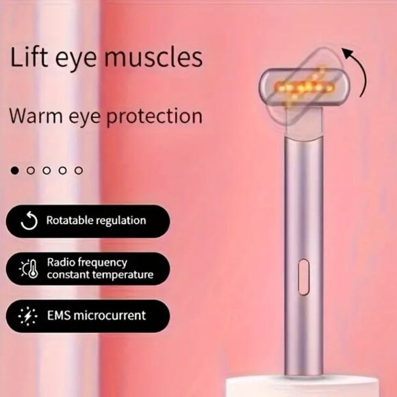 4-in-1 Radiant Renewal Red and Blue Light Skincare Wand Therapy (Rose Gold) New - Picture 5 of 14
